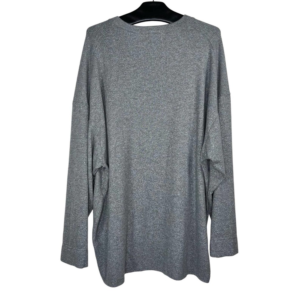 Bleusalt Gray Oversized Pullover Sweater Size 16-18 (1X) - Picture 6 of 11